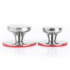 Aço Inoxidável Tamanho Contas Coreanas Base de Silicone Vermelho Isolada Termicamente Tampa de Panela Universal Alça Tampa de Vidro Tampa Superior Contas