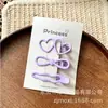 Pinza para el pelo con flor de lunares naranjas y lazo Estilo coreano Pinza para el pelo de niña linda Pinza lateral Accesorio para el pelo Venta al por mayor