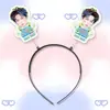 Diadema de Resorte 3D Ziyu Diadema Pasador Merchandising de Concierto Soporte Mismo Estilo Tiktok