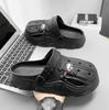 Crocs Masculinos Personalizados de Fábrica de Sola Grossa para Aumento de Altura, Respiráveis, Antiderrapantes, de Secagem Rápida, para Uso Externo, Praia, Casuais, Sandálias Femininas