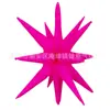 Globo Decorativo de Película de Aluminio 4D de Color Fluorescente de 22 pulgadas 32 pulgadas Globo Flotante de Helio Púrpura para Fiesta de Cumpleaños Boda