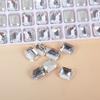 K9 cristal jóias vidro diamante DIY jóias acessórios retangular octogonal fundo pontiagudo broca cor prego broca fabricantes atacado