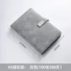 Cuaderno A5 Personalizado Libro de Registro de Reuniones Sencillo para Oficina de Negocios Cuaderno Engrosado con Hebilla que Se Puede Imprimir con Logo