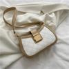 Bolsas Texturizadas da Moda para Mulheres 2022 Bolsa de Ombro Bolsa de Mão com Design de Nicho Bolsa de Axila Simples e Fashion Estilo Coreano para Senhoras