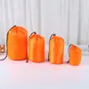 Almohada de Viaje en Forma de U Personalizada, Bolsa de Almacenamiento para Chaqueta de Plumas, Organizador de Ropa para Equipaje con Cordón