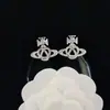 Brincos de alta qualidade para todas as ocasiões brincos da moda para homens e mulheres letras de strass pinos de prata s925 para todas as ocasiões liga de zinco