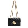Bolsa Pequena de Luxo Feminina 2024 Nova Tendência Moda Outono e Inverno Textura Popular Bolsa Transversal Bolsa de Ombro Preta