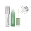 Novo Tubo de Gloss Labial Material Envolto Tubo Vazio Personalizado 3ml Quadrado Fosco Verde Tubo de Gloss Labial