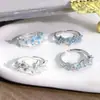 Anillo Abierto Estilo Primavera y Verano Verde Menta Fresco Esmalte Gota de Aceite Mariposa, Anillo Único de Nicho Lujo Ligero Sensación de Alta Gama