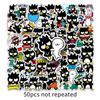 50 Pinguins fofos com personalidade em desenho animado, cartão Goo, decoração de mão, copo de água, mala, capa de celular, adesivo Sanrio