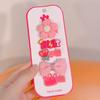 Horquilla para niña con clip BB, bolsa de tela completa, pinza para el pelo rota, tocado para niña, linda horquilla para el flequillo de niña pequeña