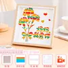 Dia das Mães Patrimônio Cultural Imaterial Imitação de Tecelagem de Bambu Kit de Material Criativo DIY, Atividade de Aquecimento Pai-Filho Estilo Chinês Presente