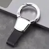 Llavero de coche con grabado láser, nuevo colgante para hombre, elegante llavero antipérdida, colgante de metal creativo de alta gama.