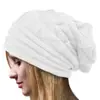 Gorro popular plisado con volantes para mujer de Amazon, sombrero de lana para esquí de otoño e invierno, gorro de punto para exteriores europeo y americano