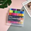 Conjunto criativo de pincéis marcadores aquarelados multicoloridos de dupla ponta 100 cores espessura infantil uso duplo caneta de pintura atacado
