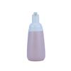 Botella cónica ovalada de plástico con espuma para pasta de dientes infantil de 60 ml, botella de espuma medicinal ginecológica, botella de espuma cosmética