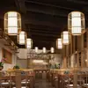 Lâmpada de Bambu Lustre de Bambu Lâmpada de Hospedagem Celebridade da Internet Layout de Sala de Chá Decoração Artística de Bambu Zen Lâmpadas de Restaurante para Hóspedes Moderno Simples