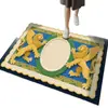 Fabricante de felpudo de entrada estilo lana 3D transfronterizo, alfombrilla de baño, alfombrilla de tierra de diatomeas, alfombrilla de baño antideslizante