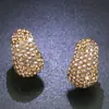 Retro Diamante Inteiro Pequeno Castanha de Caju Sem Furos na Orelha Clipes de Orelha Brilhantes Adoráveis Moda de Verão Brincos para Mulheres
