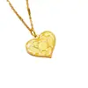 Collar Colgante con Forma de Corazón Brillante Efecto Hielo Chapado en Oro de Alta Retención de Color para Mujer, Estilo Lujo Ligero, Cadena para Clavícula que Atrae la Riqueza y Trae Bendiciones