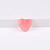 20mm Cristales Naturales Piedra Bruta Corazón Adornos Piedra Natural Forma de Corazón Accesorios para Joyería DIY con Agujeros Corazón Piedra de Palma