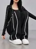 Pantalones negros de pierna ancha para mujer, nueva colección otoño 2026, de cintura alta, casual, adecuados para figuras petite, pantalones deportivos de pierna recta estilo americano