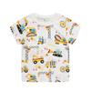 Camiseta de Algodão Manga Curta Infantil Roupas de Verão para Meninos Pequenos e Médios Roupas Infantis de Verão 2026 Tops para Meninos Camiseta Infantil Distribuição