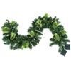 Rattan Navideño de Frutos Rojos 180 cm/2,7 m Decoración Navideña Roja Encriptada Rattan para Puerta Decoración de Puerta de Rattan