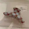 Pinza para el pelo de estrella con garra y estampado de leopardo estilo retro, dulce y fresca, para recogidos, pinza de acetato de gato y tiburón, accesorio de pelo elegante en forma de corazón