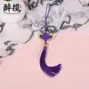 Novos pompons de miçangas estilo chinês com acabamento dourado, apresentando um design de nó chinês tradicional, disponíveis para atacado como pingentes e acessórios para vestuário finished