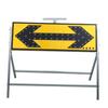 Señales Direccionales Solares, Luces de Flecha para Bloqueo de Carretera, Indicadores de Carretera para Construcción, Luces Direccionales Bidireccionales, Luces de Advertencia para Prevenir Colisiones Traseras