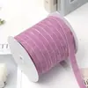 Cinta de Terciopelo de una Cara de 1.5 cm/2 cm/2.5 cm con Superficie de Terciopelo para Lazos Hechos a Mano de Bricolaje y Cintas de Año Nuevo