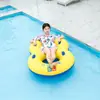 Flotador de Natación Doble Forma de 8 con Asas Salvavidas Anillo de Natación para Hombres y Mujeres Súper Grueso Inflable para Adultos Tamaño Grande Surf para Padres e Hijos