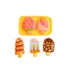 Accesorios de resina de helado simulado, clips para el pelo DIY de pegamento de crema, decoraciones para fundas de teléfono, adornos de juguetes de comida en miniatura
