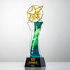 Nuevo Trofeo de Estrella de Cinco Puntas de Cristal Grabado Año Nuevo Venus Recompensas de Fin de Año Regalo Corporativo Souvenirs Cristal Venus
