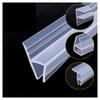 Tira de sellado de silicona h en forma de U para ventana a prueba de viento, tira de sellado impermeable para baño, ducha, puerta y ventana de vidrio sin marco