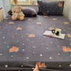 Lençol de Cama de Leite Espesso de Inverno Ajustado Peça Única Quente Cobertura de Lençol de Cama de Coral Fleece Cobertura de Colchão com Veludo Adicional Cobertura Protetora Conjunto de Três Peças