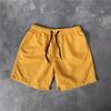 Shorts Masculino de Verão Calça de Praia Reta Slim Fit Calça Trimestral Tendência Popular na Internet Masculina Secagem Rápida Fina Calça de Três Partes Calça Esportiva Masculina