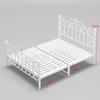 Cama de hierro reforzada, simple y moderna, estilo princesa, de Internet Celebrity, cama doble de 1,8 m, cama individual nórdica con estructura de hierro de 1 m.