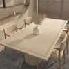 Mantel de Mesa de Comedor Estilo Silencioso Impermeable y a Prueba de Aceite Mantel de PVC Desechable Mantel de Mesa de Centro de Té Aislante de Calor Anti-quemaduras Lujo Ligero Gama Alta