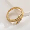 He Ming Cadena de Hueso de Serpiente Versátil con Incrustaciones de Diamantes Metálicos de Nuevo Estilo Punk Personalizado Creativo Europeo y Americano Transfronterizo Set de Collares
