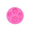 Molde de silicone para bolo em formato de flor, fácil de desmoldar, antiaderente, padrão de margarida e girassol, faça você mesmo, molde de chocolate