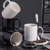 Taza Cerámica Internacional Simple Taza de Té para Oficina Taza de Café Leche Taza para Eventos de Negocios Regalo de Vacaciones