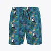 Calça de Praia Casual de Verão para Homem Sanya Viagem Camisa Casual Hawaiian Seda de Gelo Secagem Rápida Fina Conjunto de Duas Peças