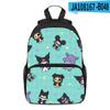 3D Novo Produto Impresso Periférico Sanrio Kuromi Kuromi Mochila Escolar Mochila Estudante do Ensino Fundamental Mochila Infantil