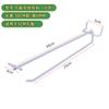 Estante de Exhibición Metálico para Tablero Perforado Ganchos para Colgar Herramientas Tablero para Colgar Ganchos de Pared para Cocina Estante de Almacenamiento de Pared con Agujeros Cuadrados