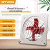 Suporte personalizado Bfag-300 Ventilador de exaustão à prova de explosão Ventilador de fluxo axial de parede quadrada Ventilador de ventilação à prova de explosão à prova de explosão