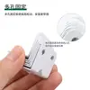 Soporte de Esquina Blanco de Acero Blanco Acero Inoxidable de Ángulo Recto en Forma de L con 4 Agujeros Soporte de Esquina Engrosado Placa de Fijación para Muebles Gabinetes Accesorios de Conexión de Soporte