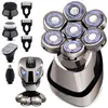 Robot Razor Lavable para Todo el Cuerpo Multifuncional Eléctrico Siete Cuchillas Afeitadora Razor Razor