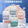 Nueva bolsa de mamá transfronteriza de gran capacidad, aislamiento de papel de aluminio, resistente al agua, bolsa para bebé multipropósito para viajar con niños